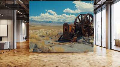 Nevada Day is highlighted by special exhibits in museums, celebrating the state�s mining and pioneer past. Nevada Day Wall mural