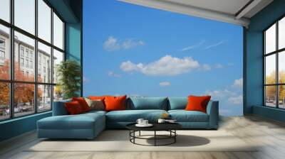 beautiful White Cloud in summer Wall mural