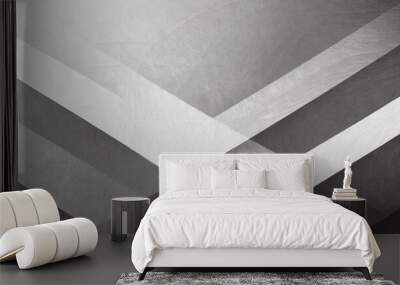 white and grey background space design concept decorative web layout or poster banner Wall mural