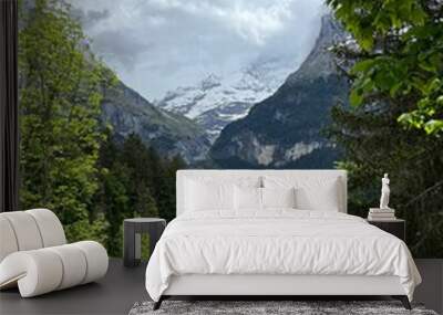 Mountain View’s from Swiss city  Wall mural