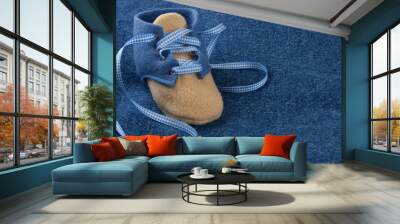 two tone and demin Wall mural