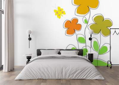 Flower Power 1 Wall mural