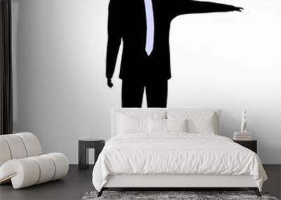 Male Business Silhouette Wall mural