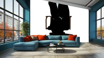 Male Business Silhouette Wall mural