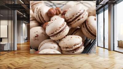 Baking macaroons Wall mural