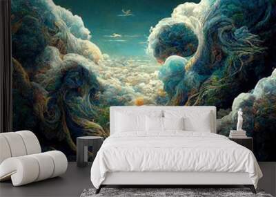 Cloud Magic Wall mural