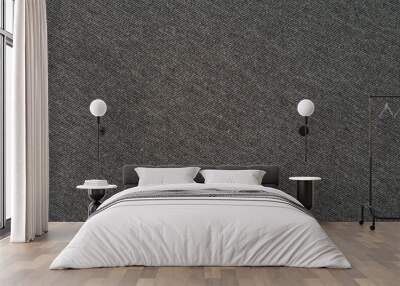 gray fabric texture for background Wall mural