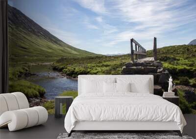 Bridge in the scottish highlands Wall mural