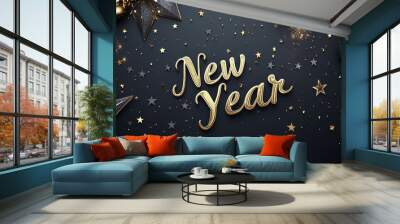 Elegant yet minimalistic design for holiday marketing, cultural events, and seasonal promotions Wall mural