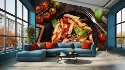 Penne alla norma Wall mural