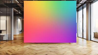 Rainbow colors abstract background digital. Texture smooth and blurred gradient brilliant backdrop. Design layout multicolor for poster banner web. Gay Pride LGBT concept is colorful funs. mobile app. Wall mural