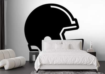 football helmet sport logo vector illustration template design Wall mural