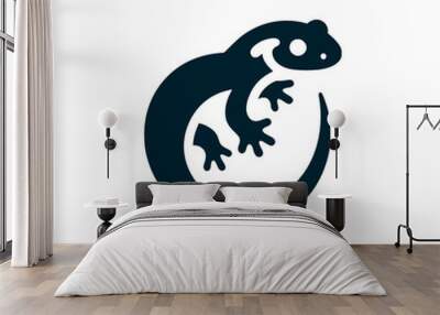 salamander animal wild logo vector illustration template design Wall mural