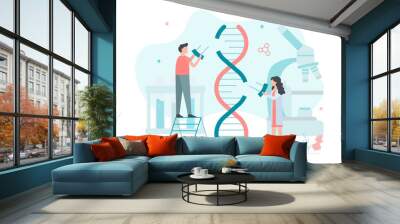 Genetic engineering concept Wall mural