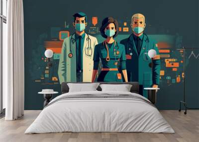 medical team Wall mural