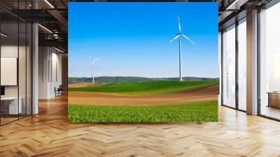 wind energy turbine power station Wall mural