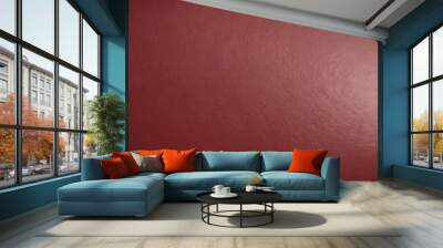 red leather texture background Wall mural