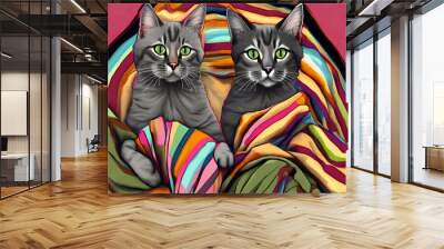 cat Wall mural