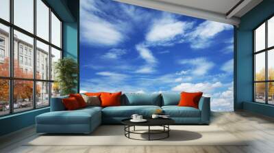 cloud on blue sky Wall mural