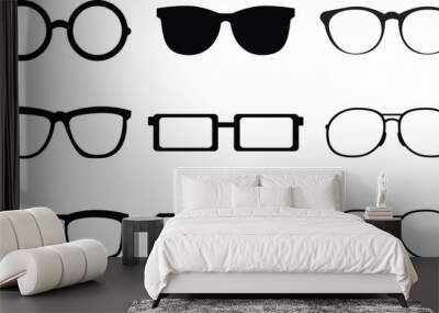 set of sunglasses Wall mural