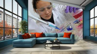 scientist - laboratory of biology Wall mural