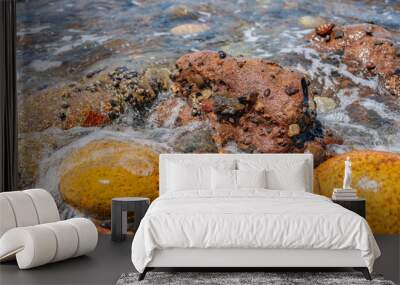 stones in the water Wall mural