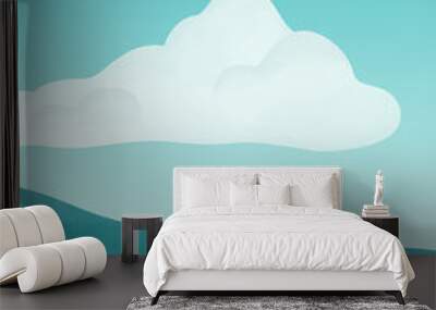 tranquil countryside Wall mural