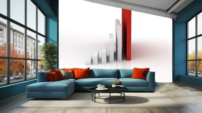 business graph Wall mural