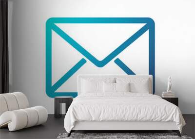 mail envelope icon Wall mural