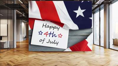 Happy 4th of July - Independence Day Wall mural