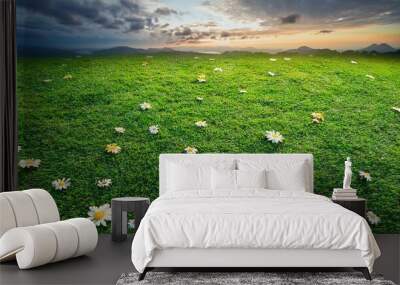 Green and Bloom: A Fresh Look at Nature’s Masterpiece Wall mural