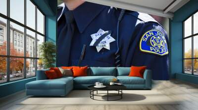 Police Officer Wall mural