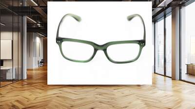 Green Acetate Eyeglasses Wall mural