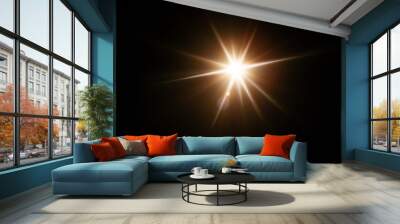 easy to add lens flare effects for overlay designs or screen blending mode to make high-quality imag Wall mural