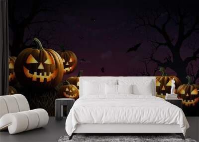 halloween background Wall mural