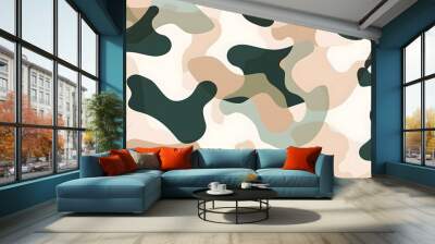 background with an abstract swirling liquid marble pattern featuring shades of orange and black on cream. The design is perfect for graphic or print applications in various sizes. Wall mural