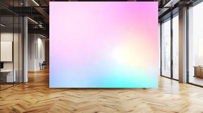 Gradient blurred soft smooth background in shades of pink and purple. Gradient background with soft, blurred colors transitioning from pink to blue Wall mural