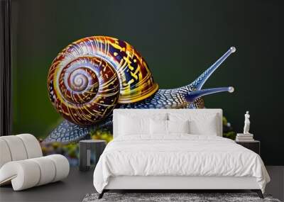 Exploring the World of Snails: Natures Slow-Moving Marvels Wall mural