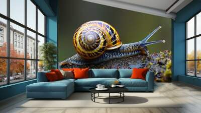 Exploring the World of Snails: Natures Slow-Moving Marvels Wall mural