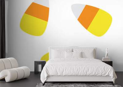 Halloween Candy Corn Wall mural