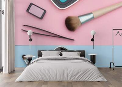 Makeup tools and cosmetics Wall mural