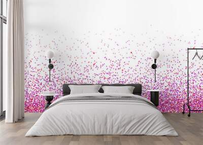 Glow light pink particles Glamor fashion Luxury glitter Wall mural