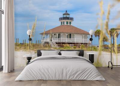 Lighthouse on the coast Wall mural