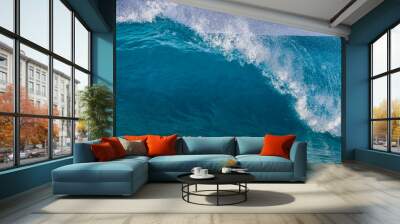 Breaking Ocean wave wide angle Wall mural