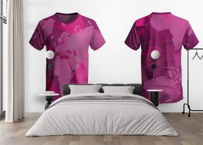 sport t shirt on white background  Wall mural