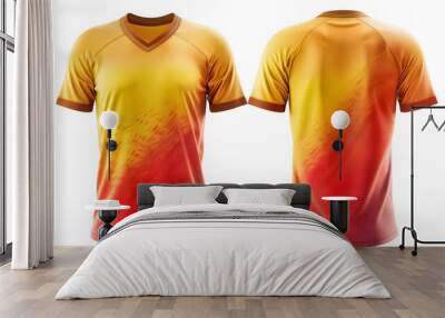 t shirt design on white background Wall mural