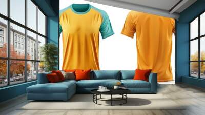 t shirt design on white background Wall mural