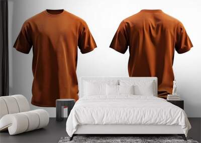 t shirt isolated on white Wall mural