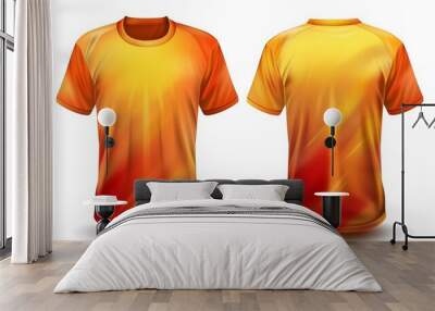 t shirt isolated on white Wall mural