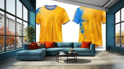 t shirt isolated on white Wall mural